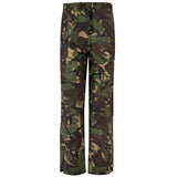 british army woodland mvp goretex wet weather trousers grade 1 rear velcro ankle