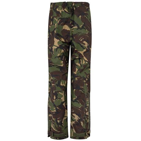 british army woodland mvp goretex wet weather trousers grade 1 rear velcro ankle