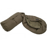 carinthia defence 4 sleeping bag olive trapezoidal foot box