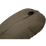 carinthia defence 4 sleeping bag olive zipper flap