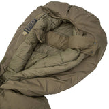 carinthia defence 6 olive sleeping bag open