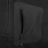 Zipped Chest Pocket Highlander Hirta Fleece Black