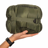 olive green compression sack for softie 9 sleeping bag