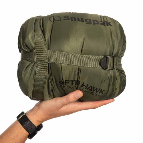 Snugpak Softie 10 - Sacco nanna Harrier, con cerniera sinistra, colore: Verde oliva