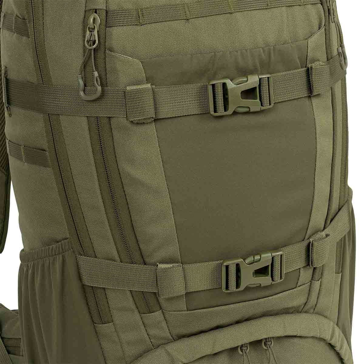 compression straps of highlander eagle 3 backpack 40l green