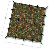 dd hammock tarp multicam 3x3 dimensions