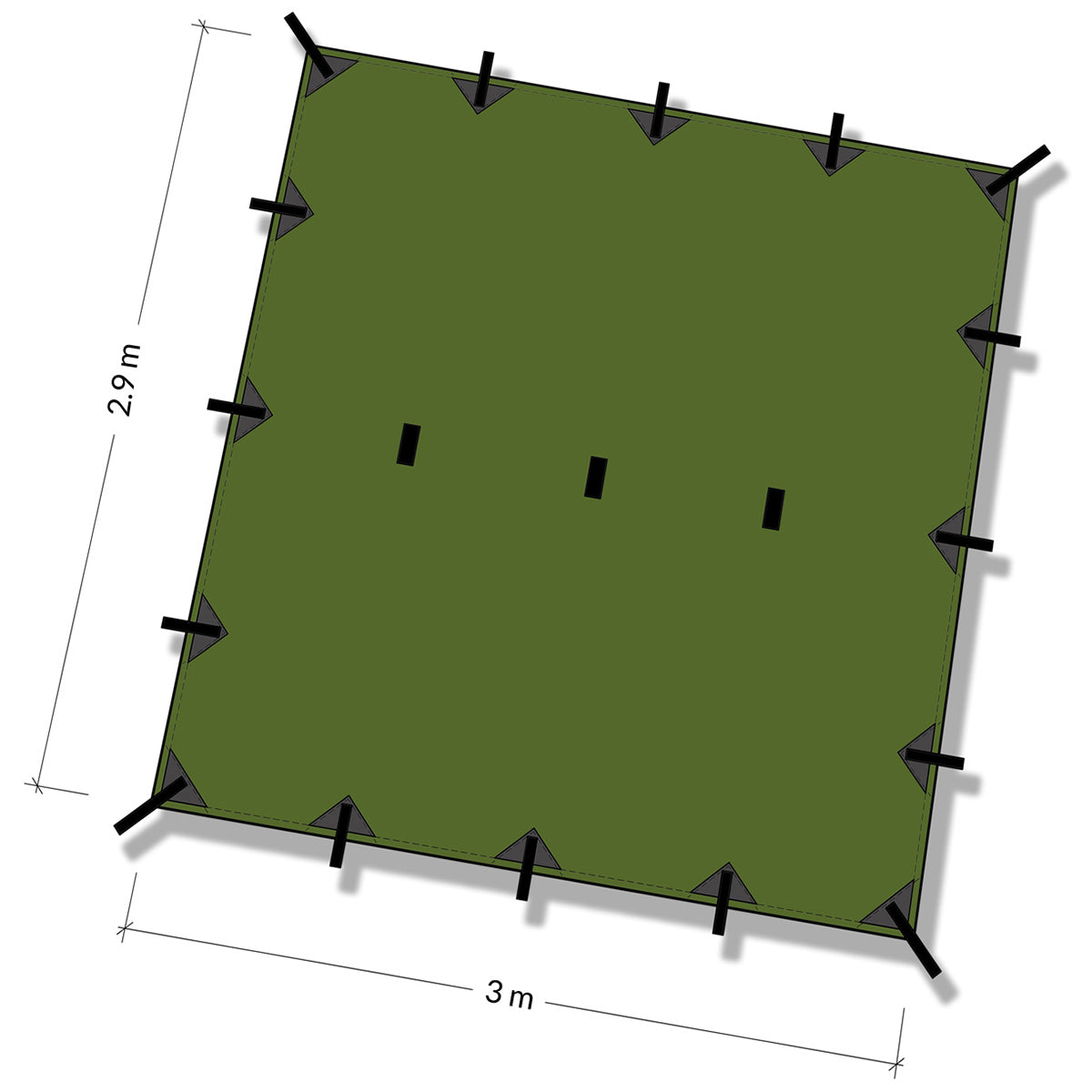 dd-superlight tarp s dimensions