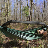 dd travel hammock bivi with mosquito net suspended