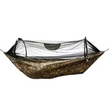 dd xl frontline hammock camouflage with mosquito net closed