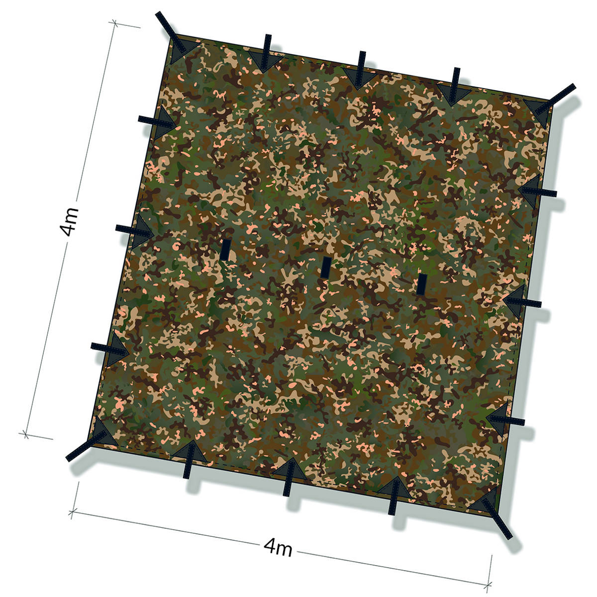 DD Hammocks Tarp 4x4 Waterproof Shelter | Military Kit