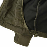 drawcord zip classic army fleece helikon olive green