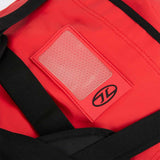 duffle id pouch 120l highlander storm kitbag red