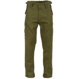 Front View of Highlander M65 Combat Trousers Olive Green