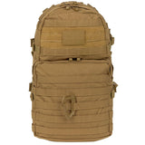 front view kombat 40l molle assault pack coyote