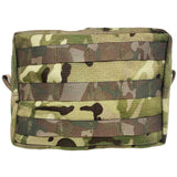 front view marauder mtp camo molle utility pouch horizontal zipped