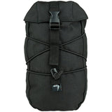 front view of black viper stuffa pouch