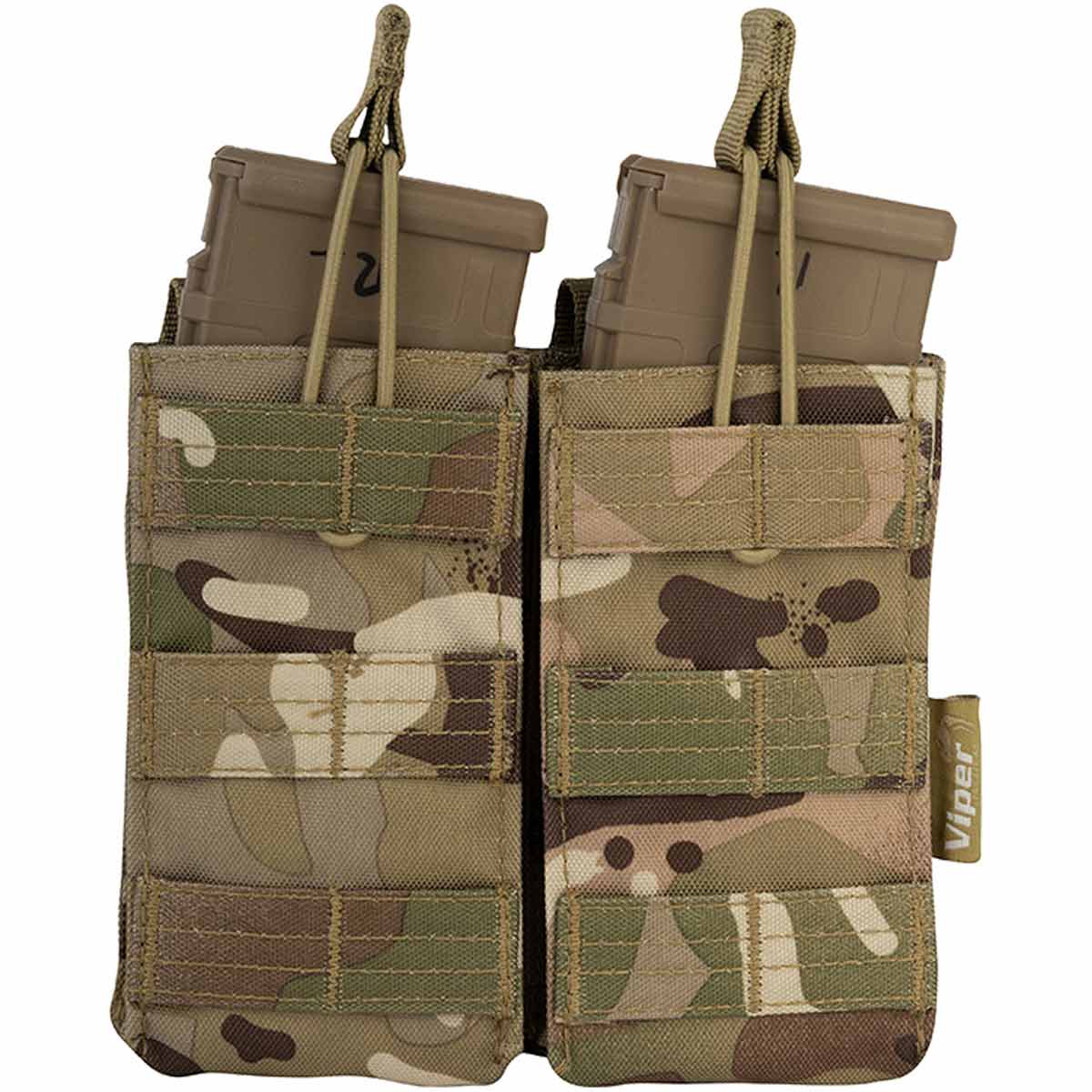 Porte-magazines Triple MOLLE Viper Tactique - Camouflage V-Cam - Pour Chasse, Airsoft, Militaire