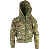 full zip kids army hoodie btp camouflage kombat