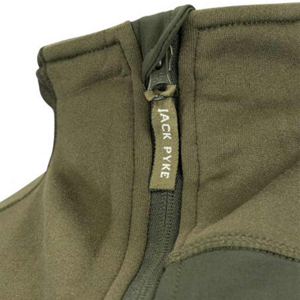 green outdoor full zip jack pyke technical fleece jacket