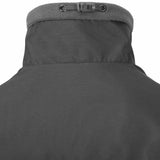 grey high collar helikon classic fleece army jacket