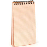 grid pages of snugpak waterproof notebook orange