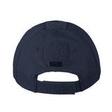 rear of helikon ripstop baseball cap navy blue