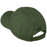 top of helikon ripstop baseball cap olive green