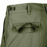 helikon bdu shorts green rear button pocket