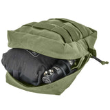 helikon cargo utility pouch olive green compartment