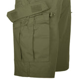 helikon cpu shorts cargo pocket olive green