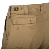 helikon cpu shorts rear pocket buttons coyote