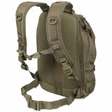 shoulder straps on helikon edc backpack adaptive green