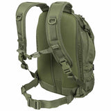 shoulder straps on helikon edc backpack olive green