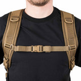 Shoulder Sternum Straps of Coyote Helikon EDC Lite Rucksack