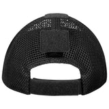 rear of helikon mesh baseball cap black