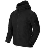 helikon patriot double fleece jacket black