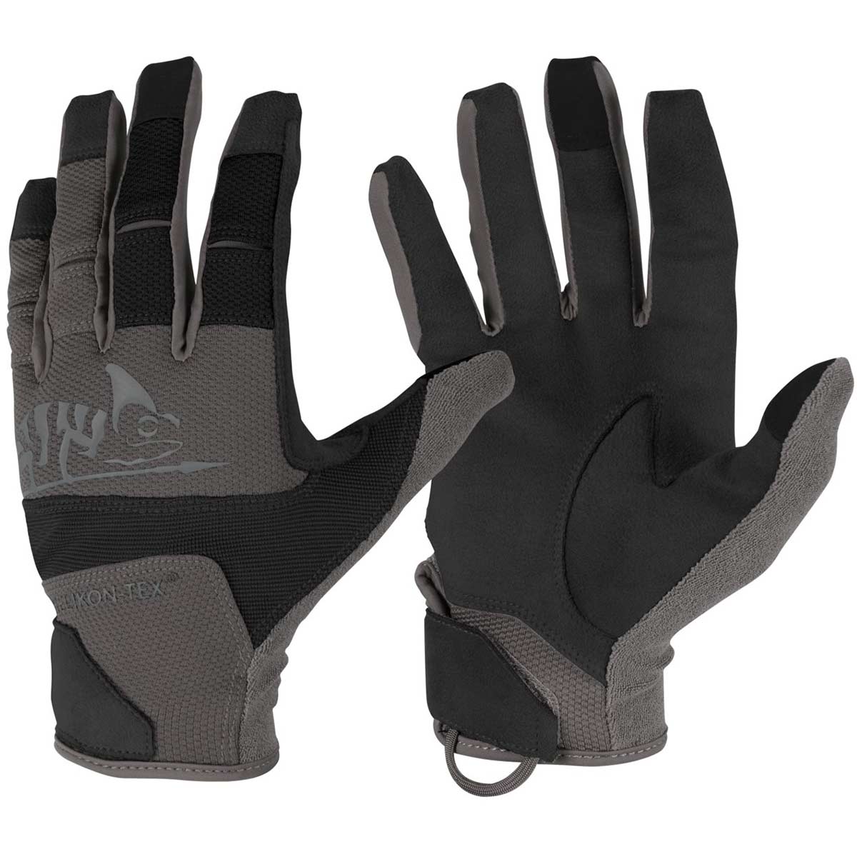 Helikon Range Tactical Gloves Black Shadow Grey Military Kit