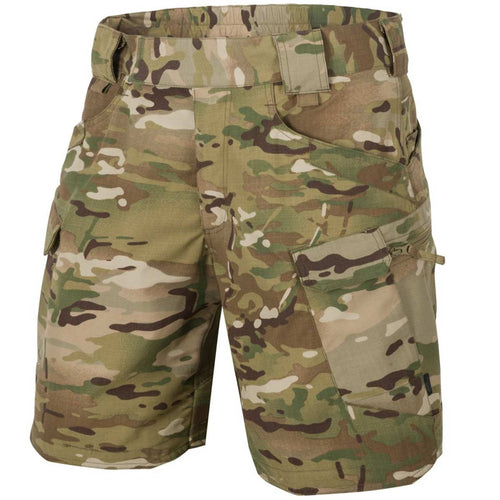 helikon urban tactical shorts 8.5 multicam front view