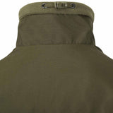 high collar helikon classic fleece army jacket olive green