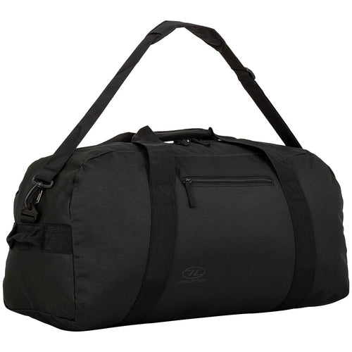 highlander cargo bag 65l strap angle black