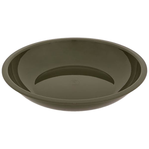 Highlander Olive Green Plastic Camping Bowl Military Kit