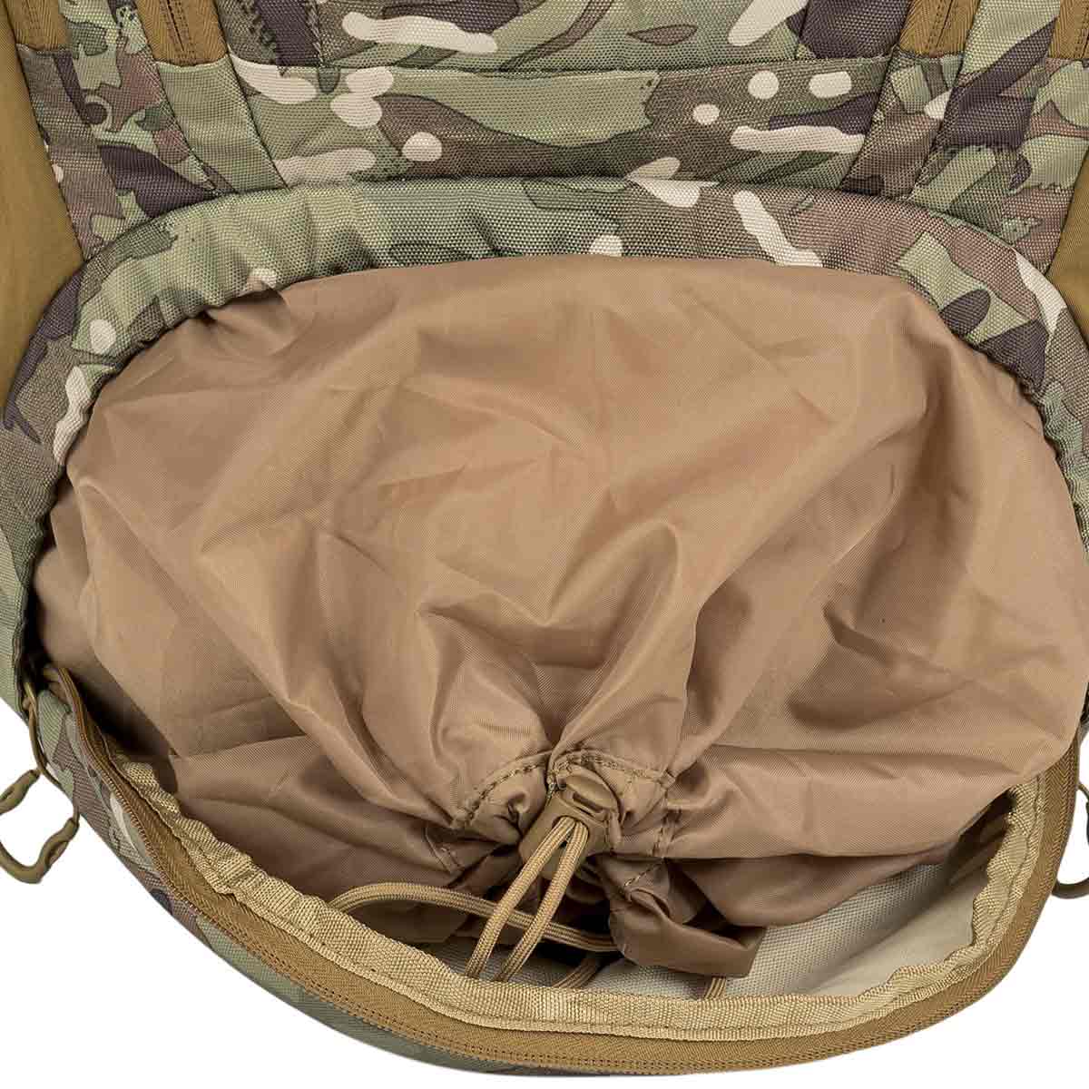 highlander eagle 3 backpack 40l bottom pull cord opening hmtc camo