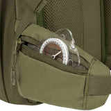 highlander eagle 3 backpack 40l ranger green zipped waist pocket