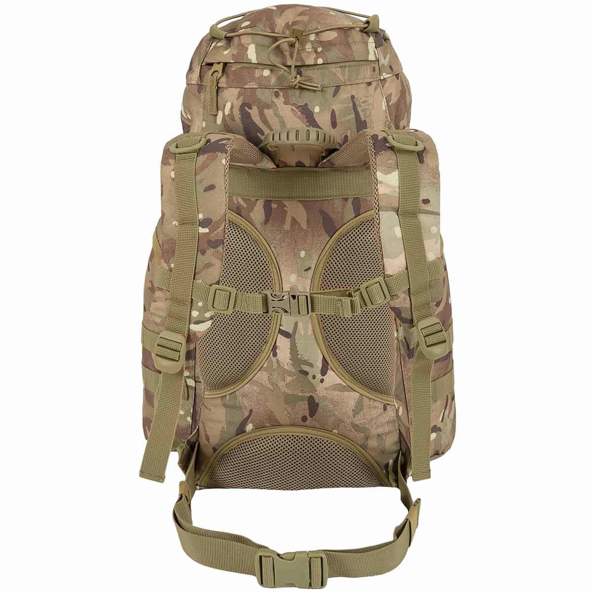 highlander forces 25 litre rucksack camo back