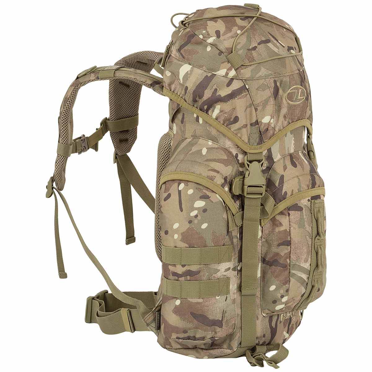 highlander forces 25l rucksack hmtc angle right
