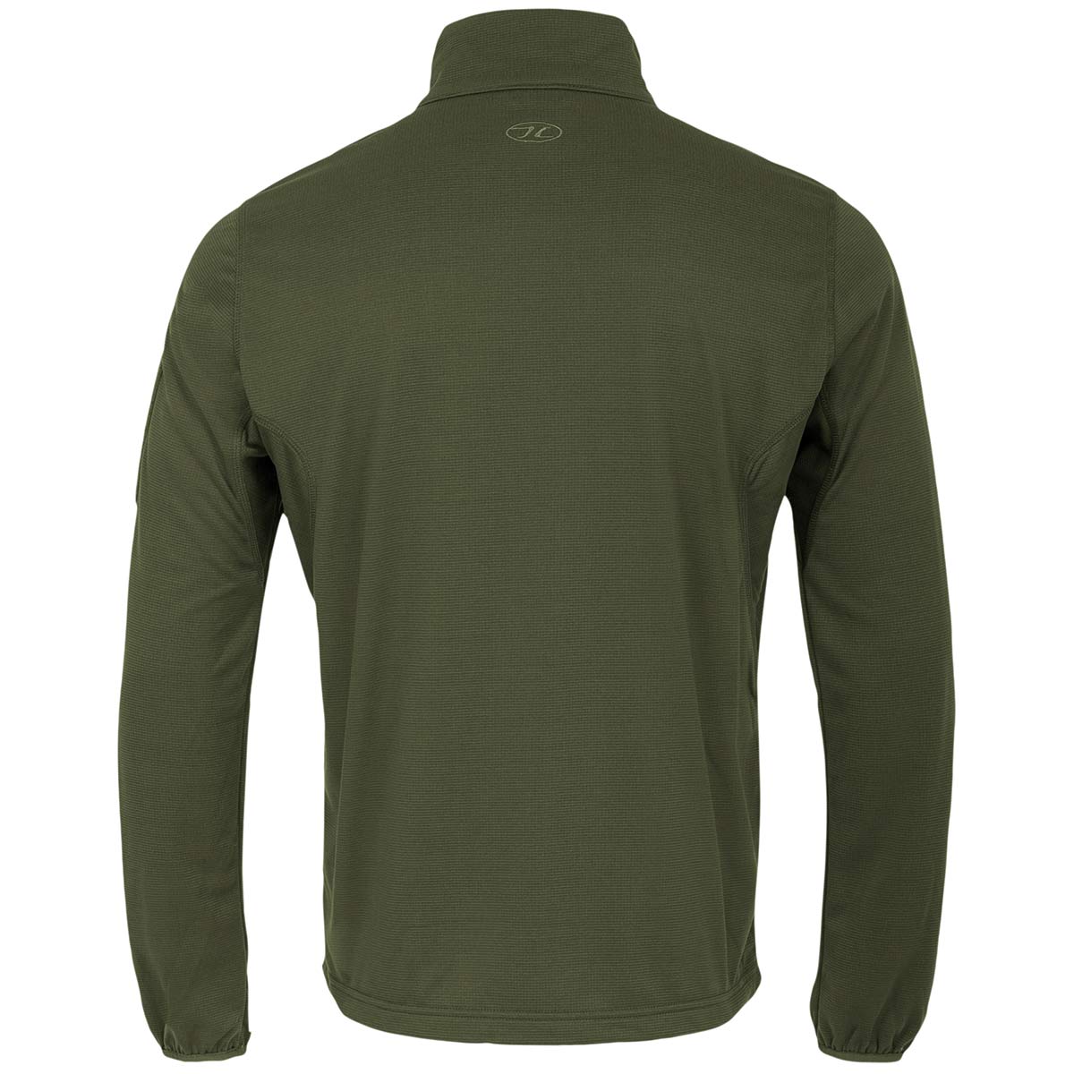 Rear View of Highlander Hirta Fleece Olive Green