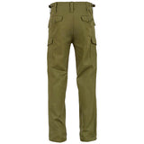 Rear View of Highlander Heavyweight Combat Trousers Olive Green