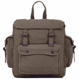 front of highlander olive webbing backpack