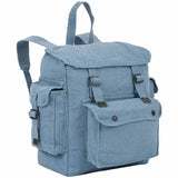 highlander raf blue canvas webbing backpack