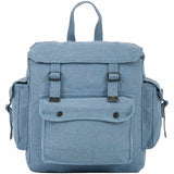 front of highlander raf blue webbing backpack